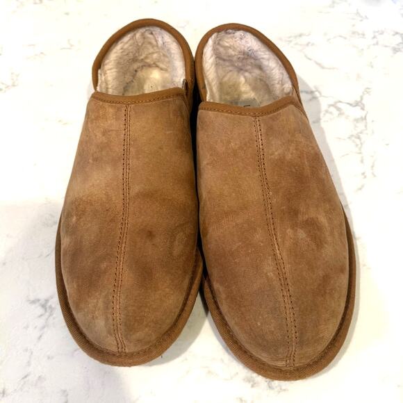 UGG Men\'s Scuff Romeo II Slipper chestnut colorway Water-resistant size 12 main image 10